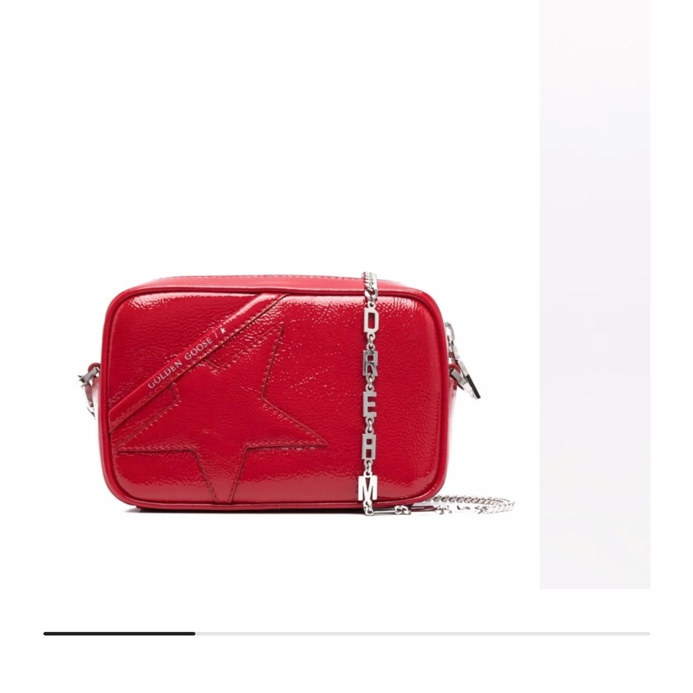 Golden Goose Red Mini Bag with Star Detail